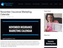 Tablet Screenshot of agencyupdates.com